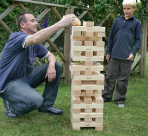 Add giant Jenga to your eastern North Carolina video game party