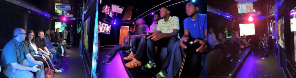 Video game truck birthday party in Sandhills Fayetteville eastern North Carolina